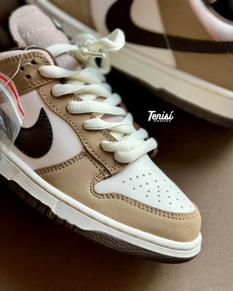 Baskets basses couleur beige