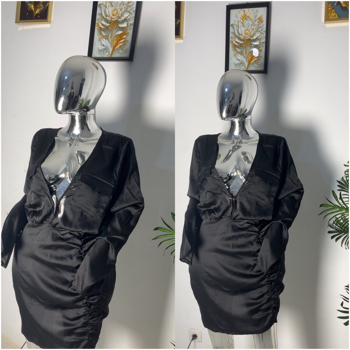 Robe élégante en satin