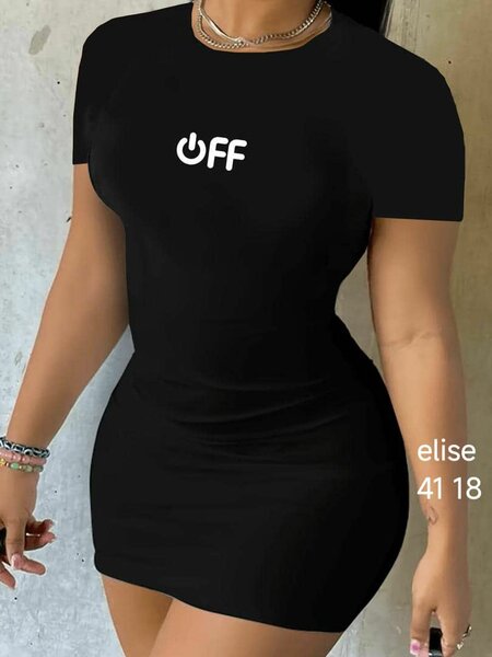 Robe Noire 'Off' Tendance