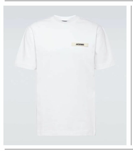 T-shirt Homme Blanc Jacquemus