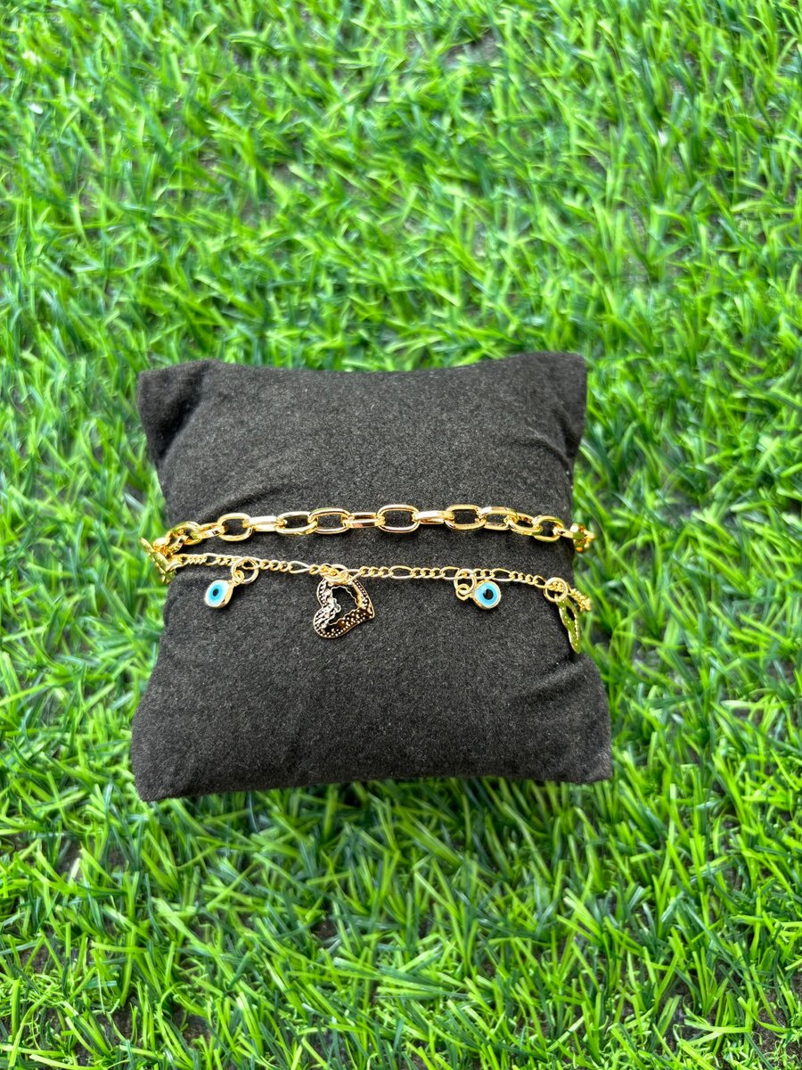 2 in 1 layered bracelet