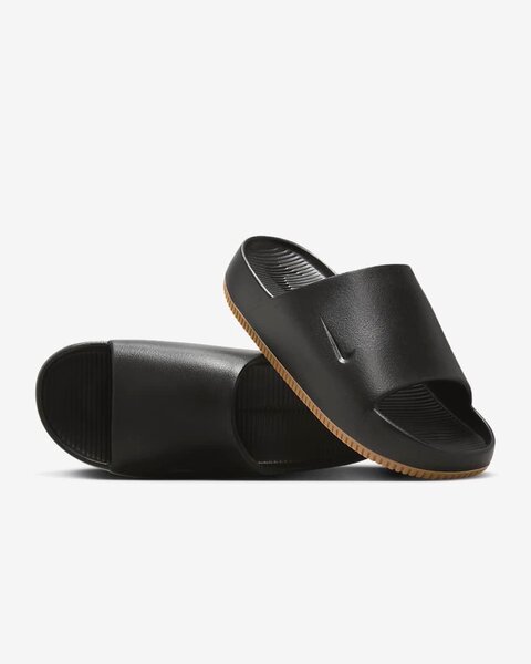 Claquettes noires pour homme