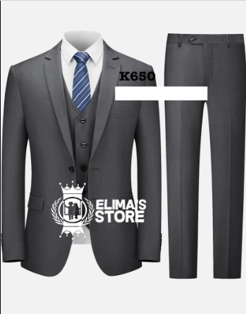men's suit gray
