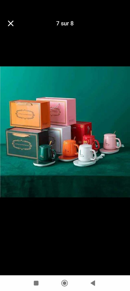 Tasse à café  avec chauffage