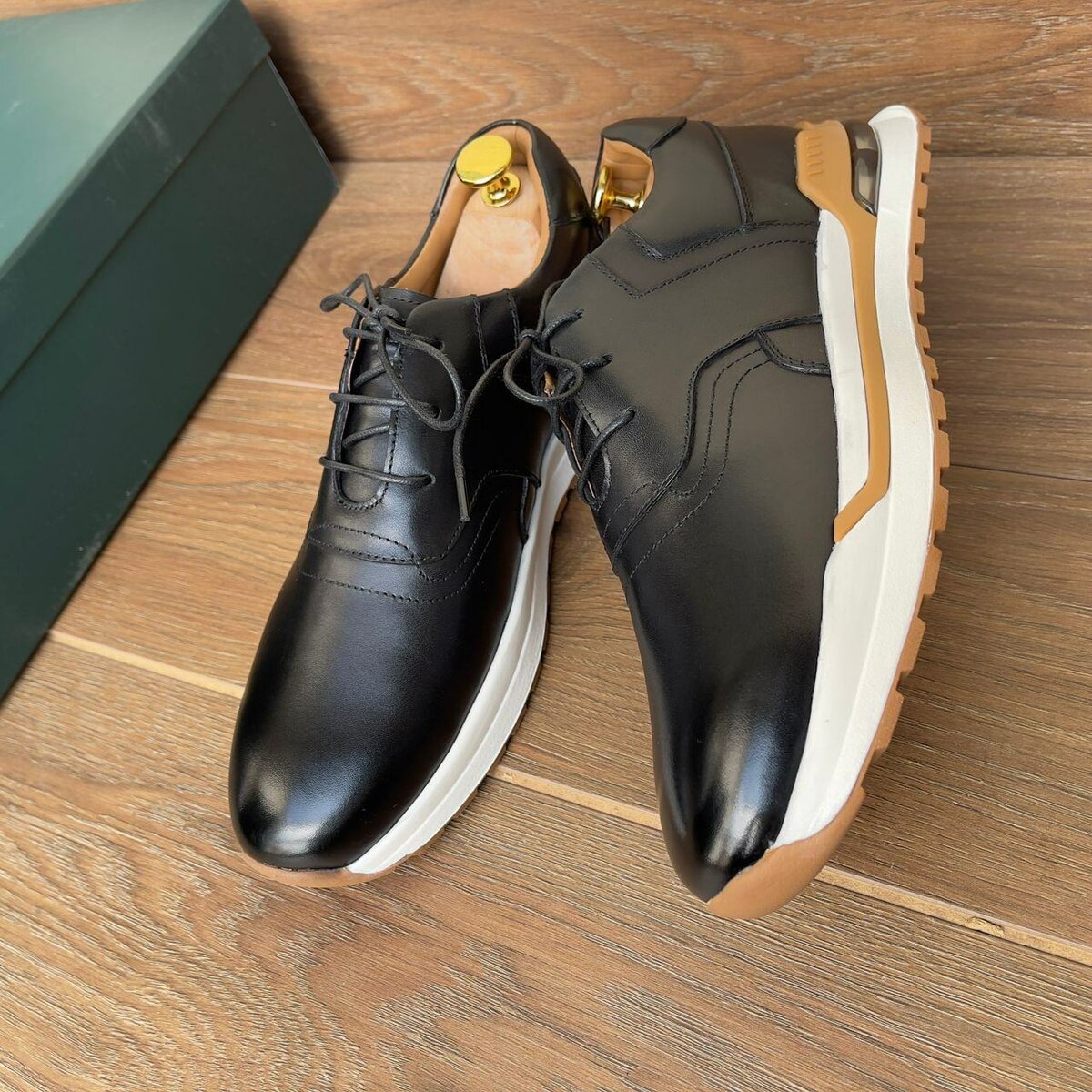 Sneakers en cuir élégant