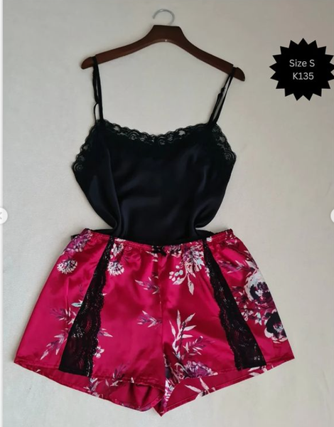 T-shirt and shorts pajamas