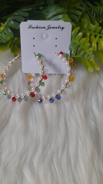 Boucles d'oreilles cerclées élégantes