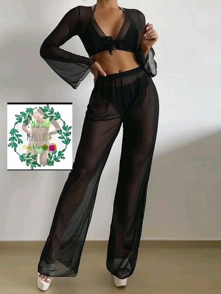 Bikini échancré jaune tendance