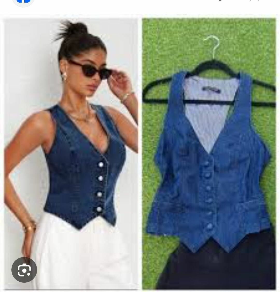 Gilet en jean pour femmes