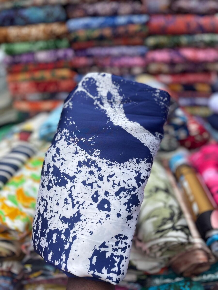 Tissu imprimé abstrait