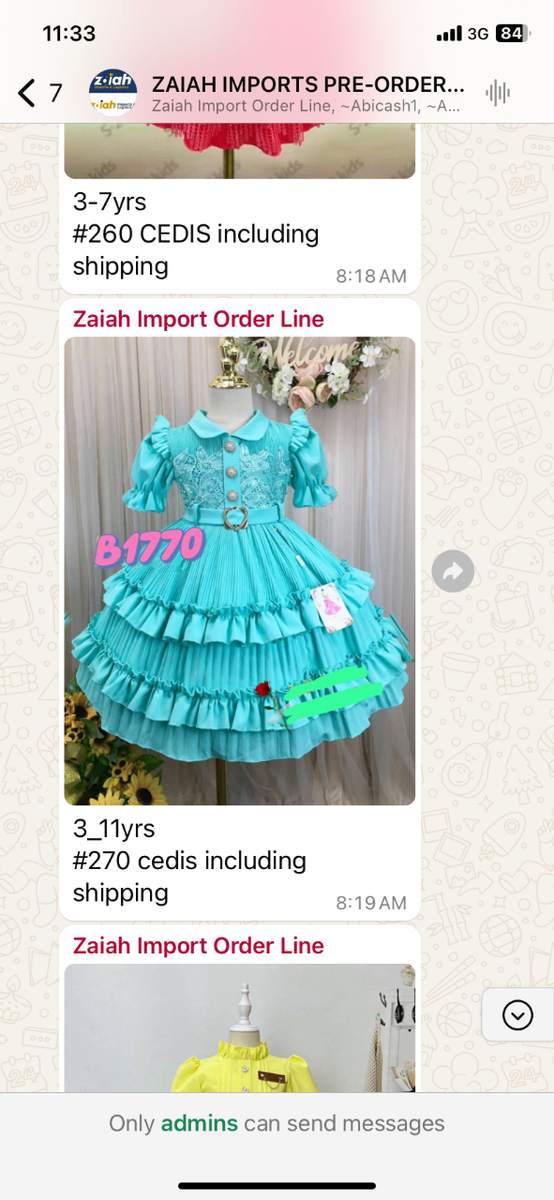 Girls dress