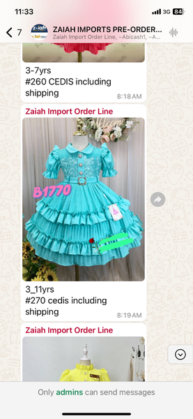 Girls dress
