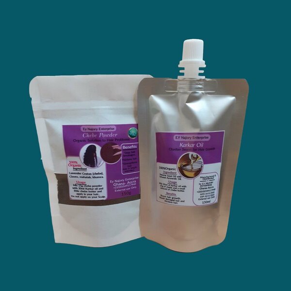 Chebe powder &Karkar oil( 100g/ml)