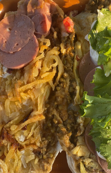 Sandwich mixte savoureux