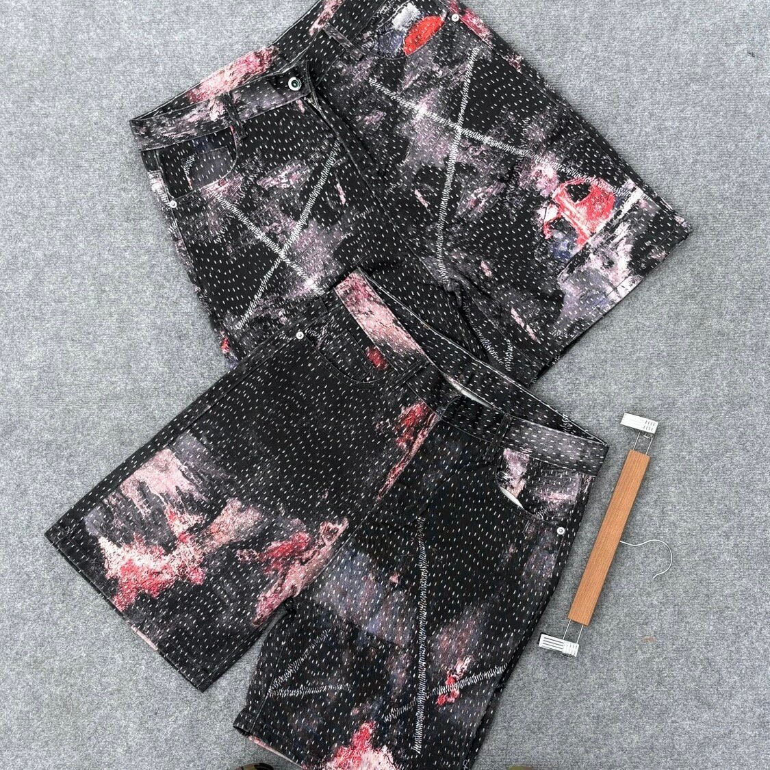 Shorts imprimés colorés homme