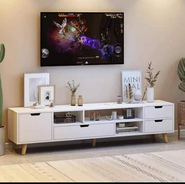 Meuble tv 140 blanc