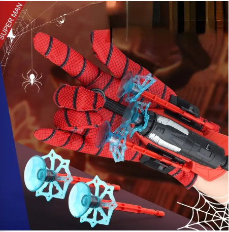 New Spiderman Web Shooter Glove Launcher Set Hero Wrist
