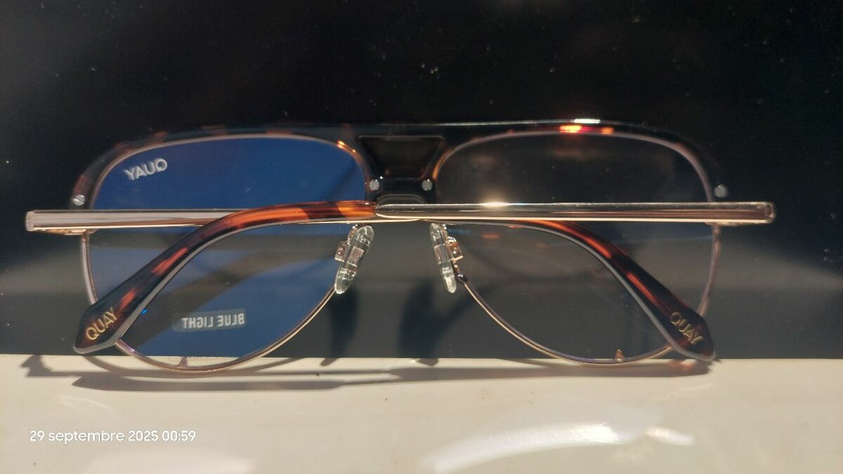 Lunettes QUAY anti-lumière bleue