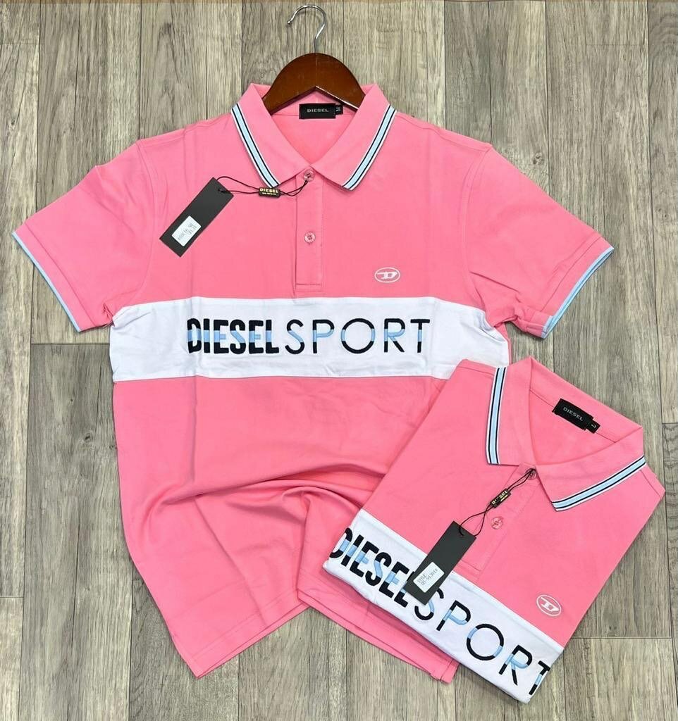 Polo Diesel Sport Rose Homme
