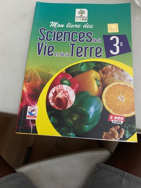 Livre SVT 3e - Iroko