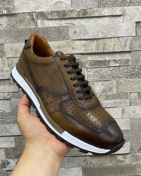 Baskets marron Hansberg