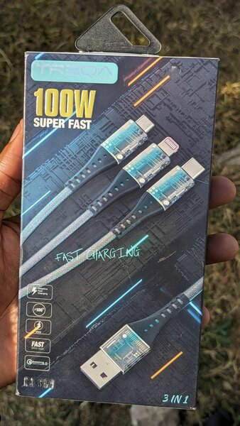 3 in 1 fast phone charging cables