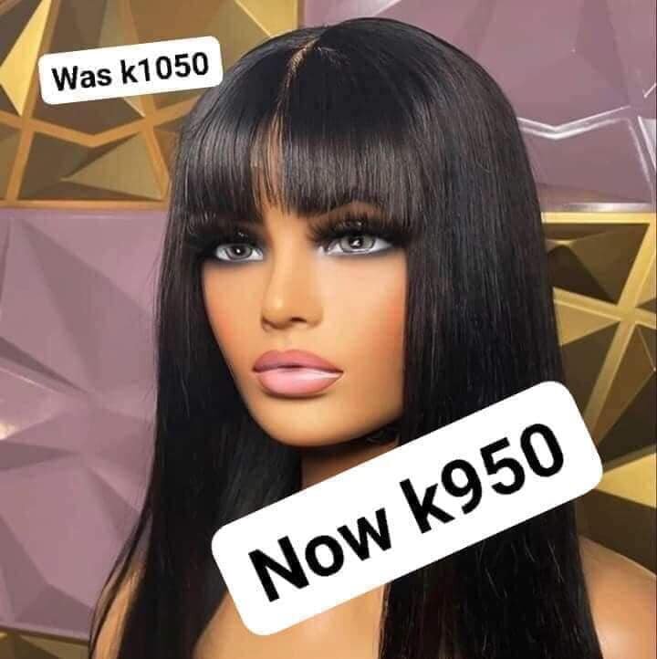 wig long black