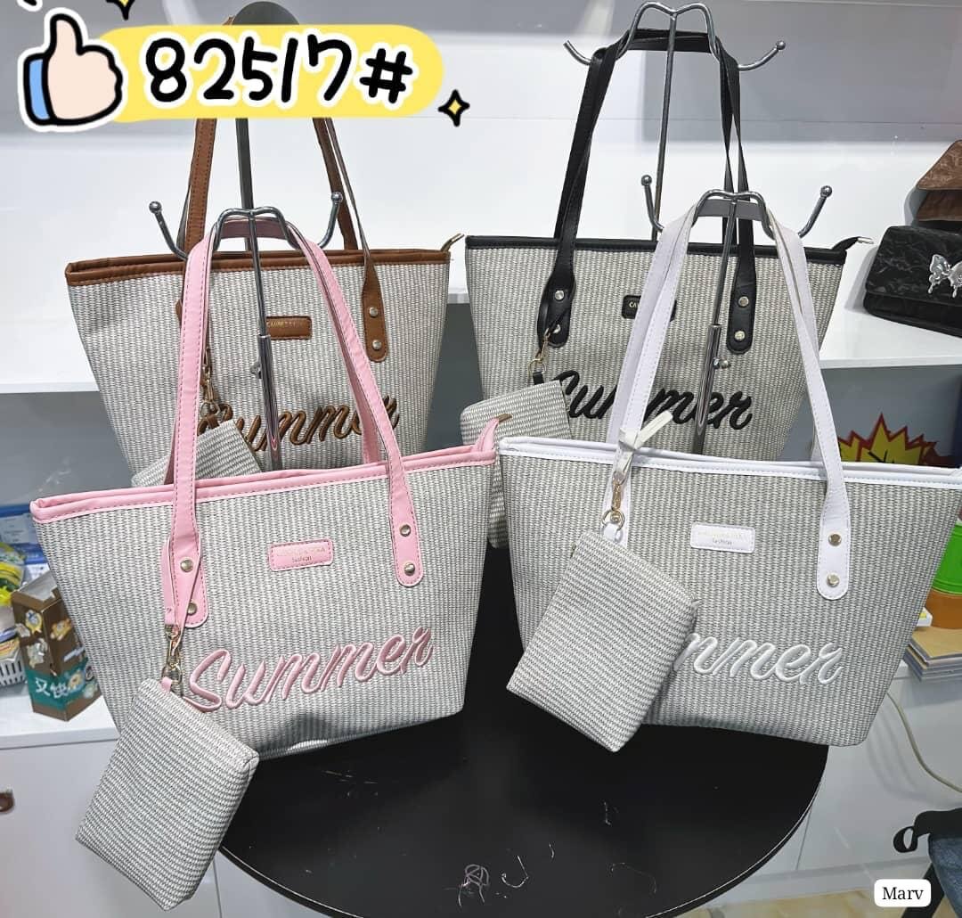 Sac cabas à rayures élégantes