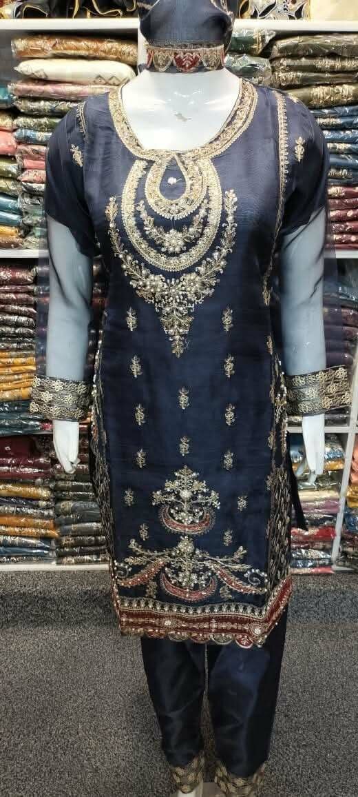 Beautiful Embroidery Stitched dress