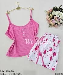 Pyjama d'été en coton pour femmes