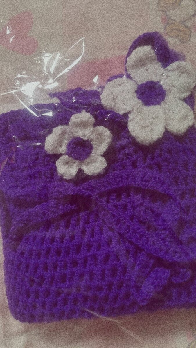 Sac à bandoulière crochet