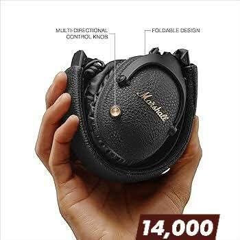 Casque pliable Marshall noir