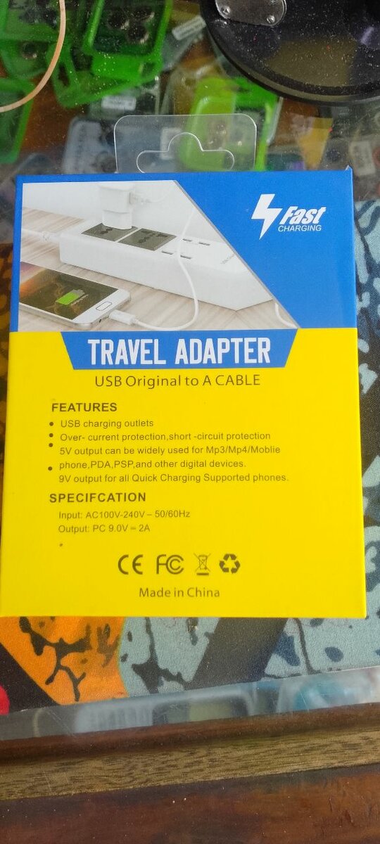Chargeur rapide USB 2 en 1