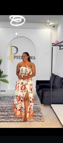 Robe Longue Fleurie Élégante