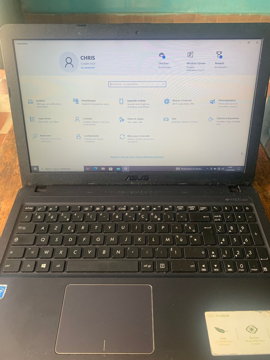 Ordinateur Portable ASUS Rapide