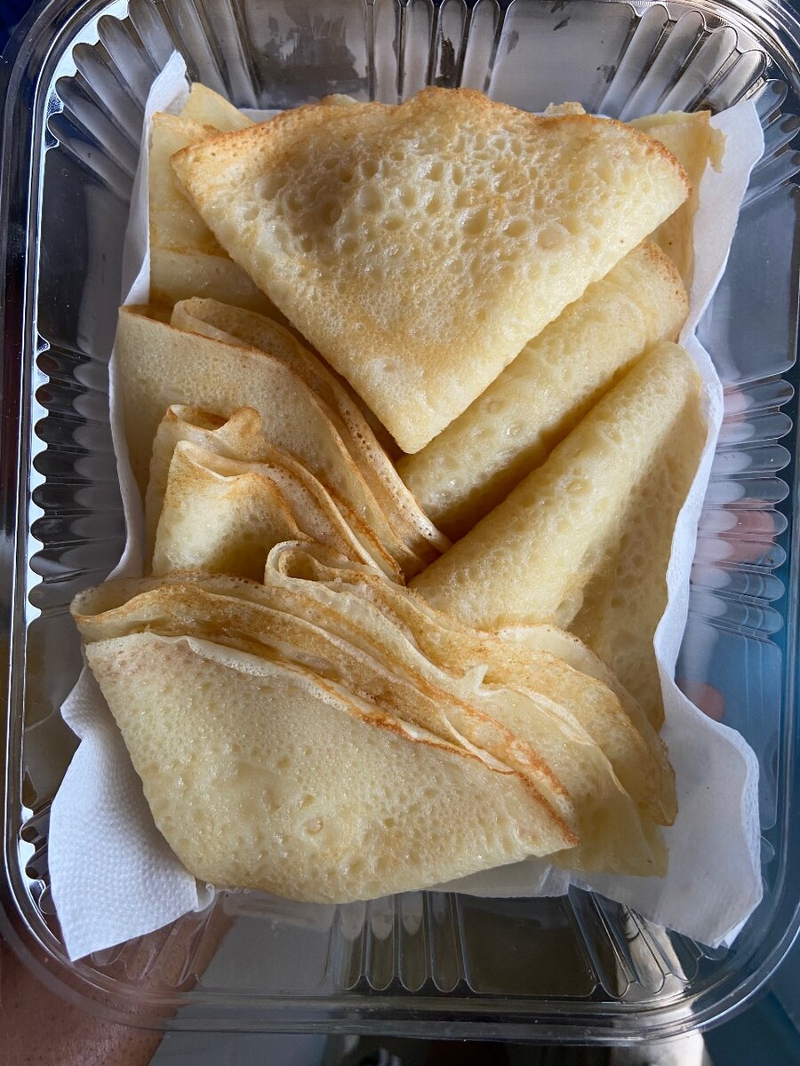 Crêpes au yaourt