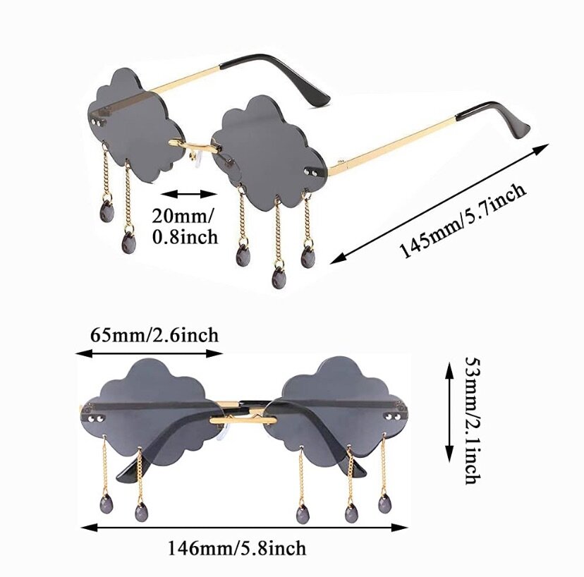 Lunettes Nuage Fantaisie Femme