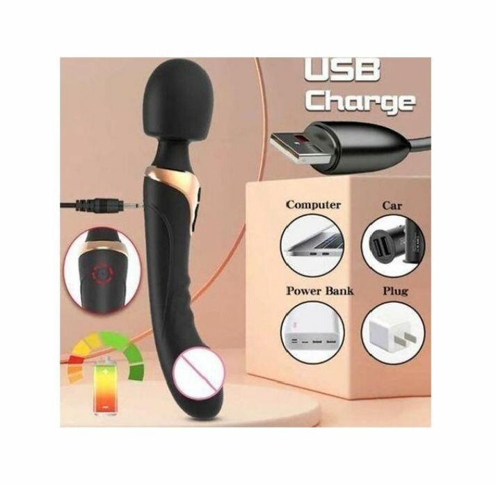 Vibromasseur USB Rechargeable