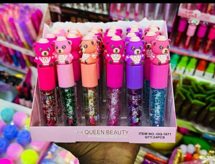 Gloss à lèvres brillant