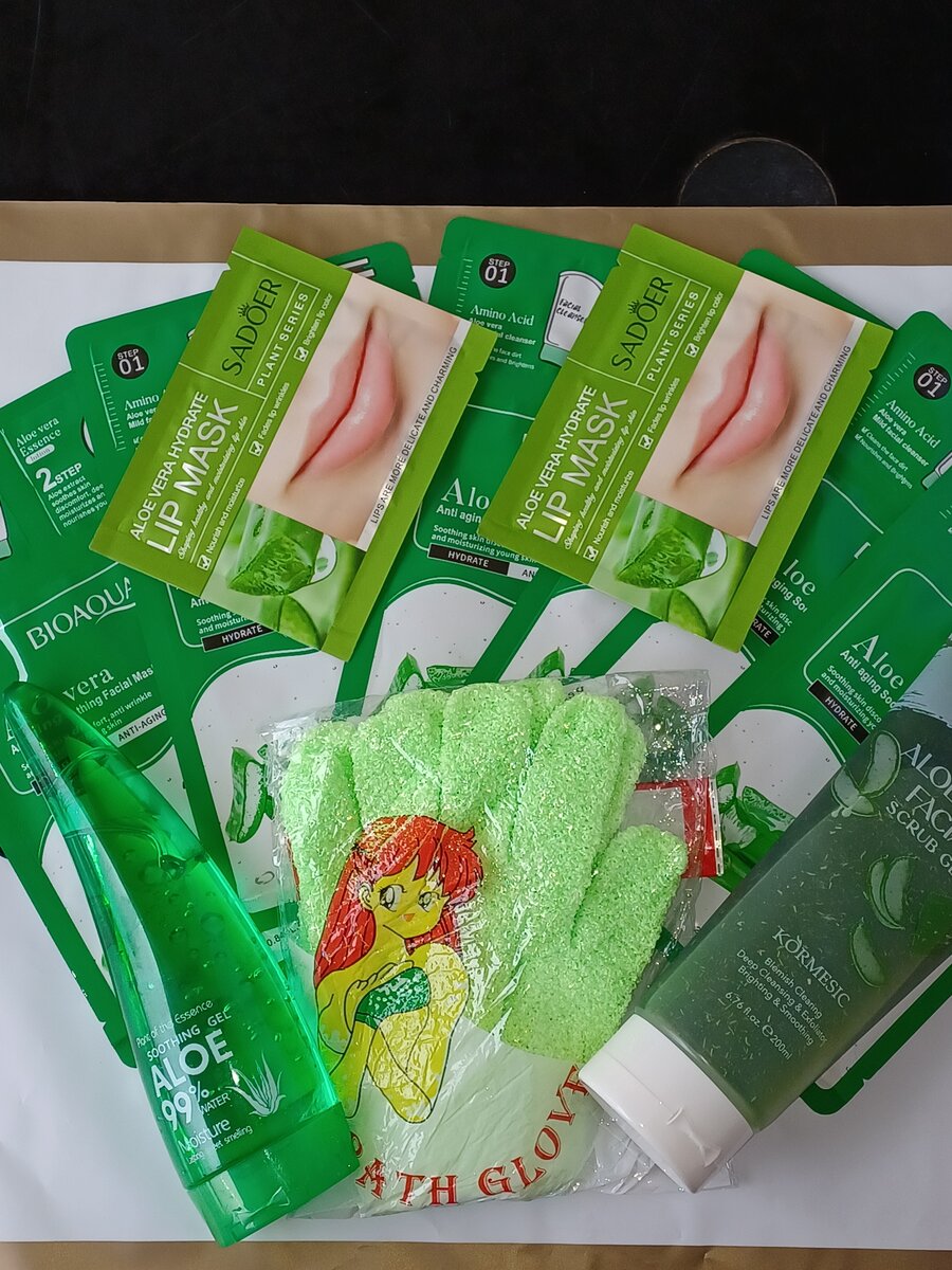 Kit de soins à l'aloe vera