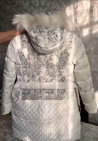 Тёплое пальто на девочку