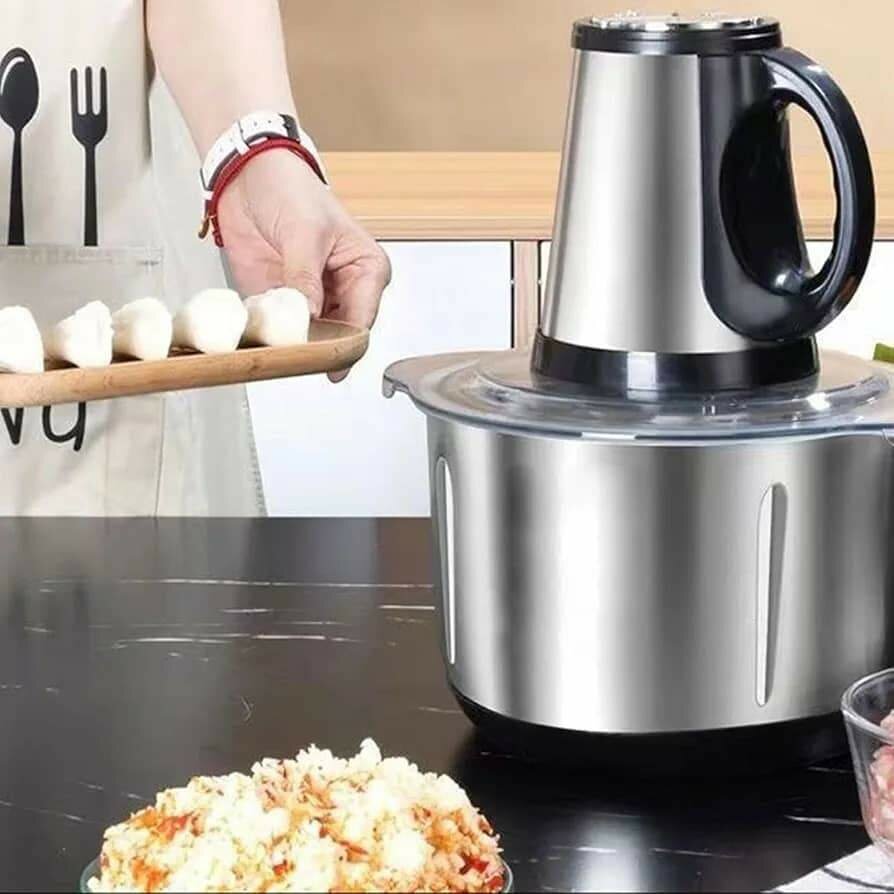 Mixeur électrique 2 en 1, 7 vitesses, mixeur multifonction p