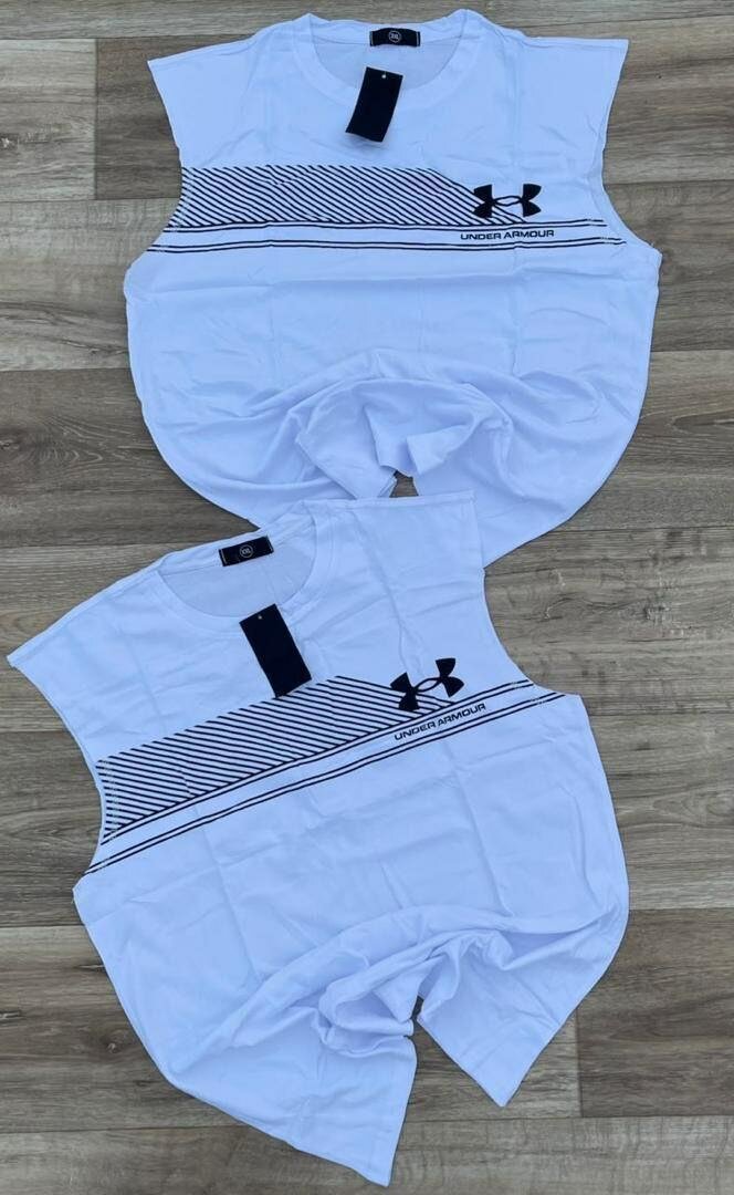 Débardeurs sportifs unisexes en coton