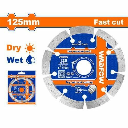 Disque diamant 125mm coupe rapide