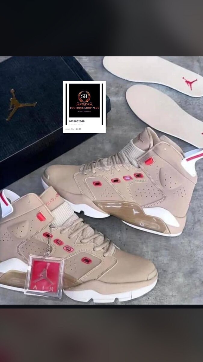 Basket air Jordan authentique avec sa boîte