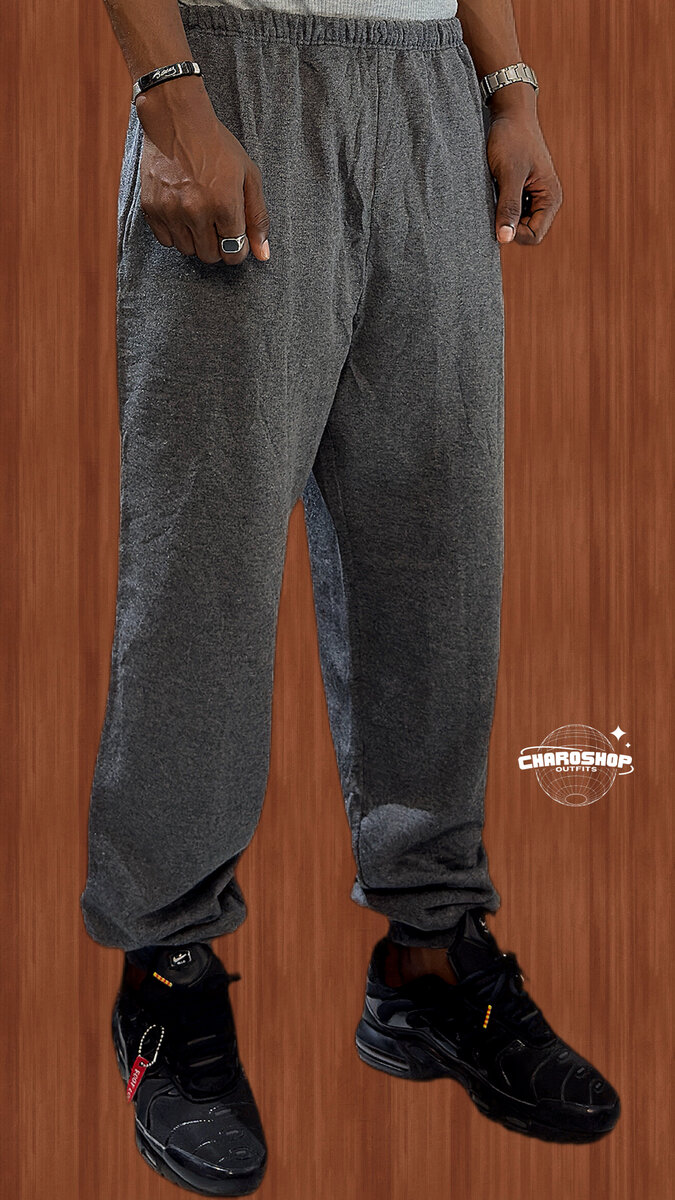 Pantalon de jogging gris homme