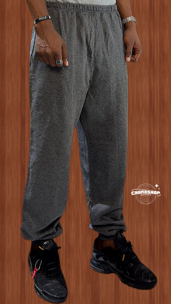 Pantalon de jogging gris homme