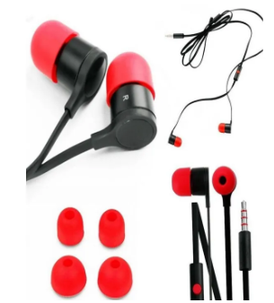Earphones With Mic Headphones Hands Free In Ear Earbuds