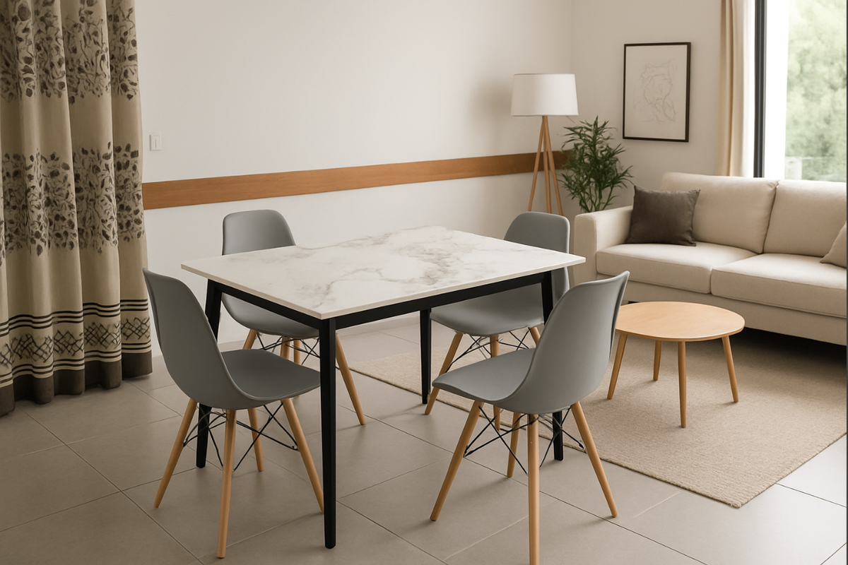 Table à manger + 4 chaises