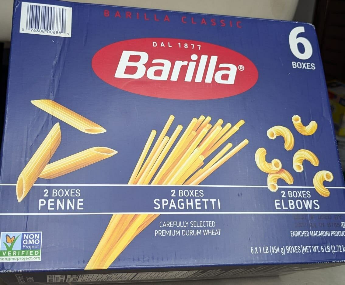 Assortiment de pâtes Barilla